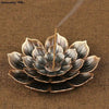 3-in-1 Alloy Lotus Incense Burner