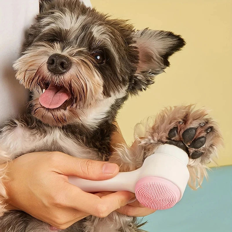 Silicone Pet Paw Cleaner & Massage Brush