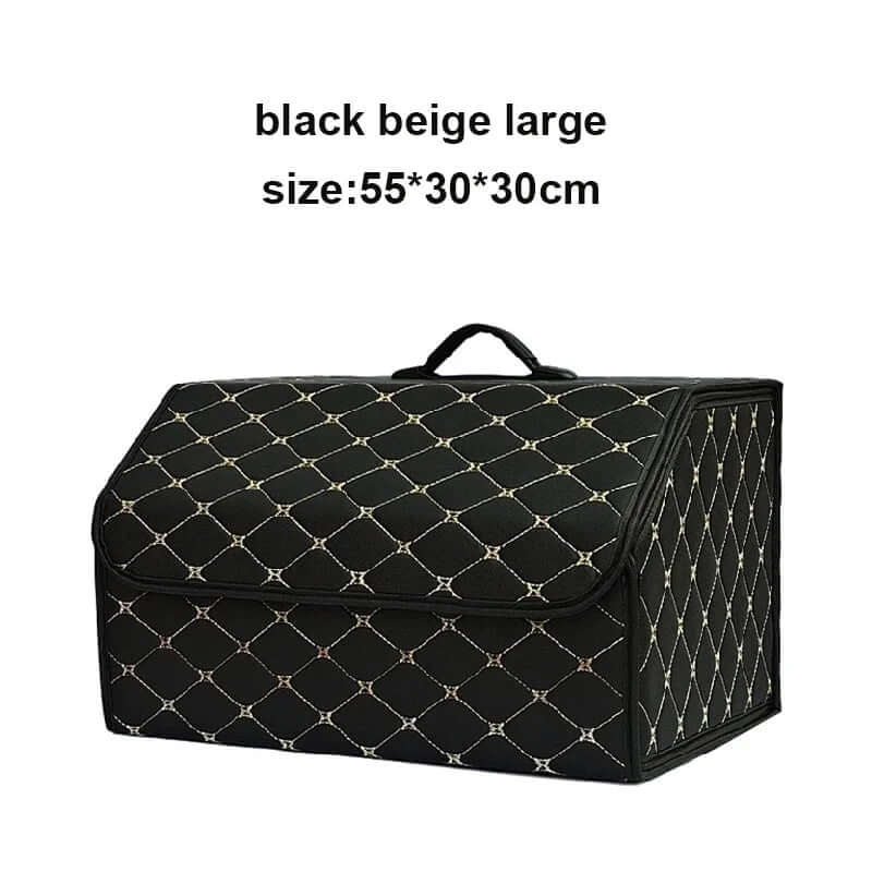 Car Trunk Organizer Box - Large Capacity, Folding Storage Solution