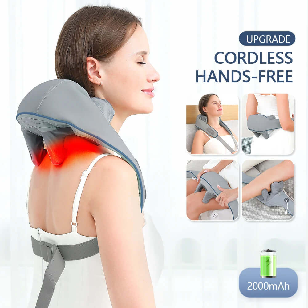 : Foreverlily Wireless Neck and Back Massager