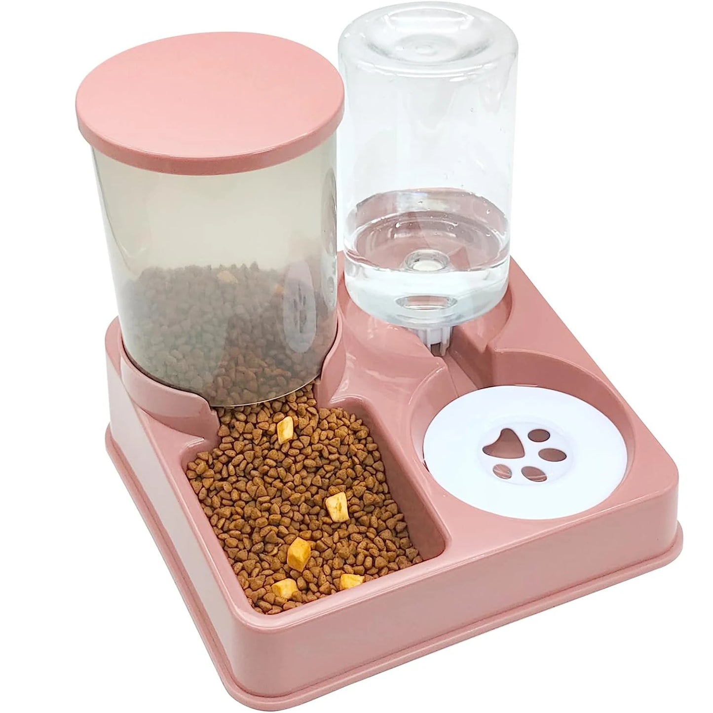 Cat Feeder & Water Dispenser Set