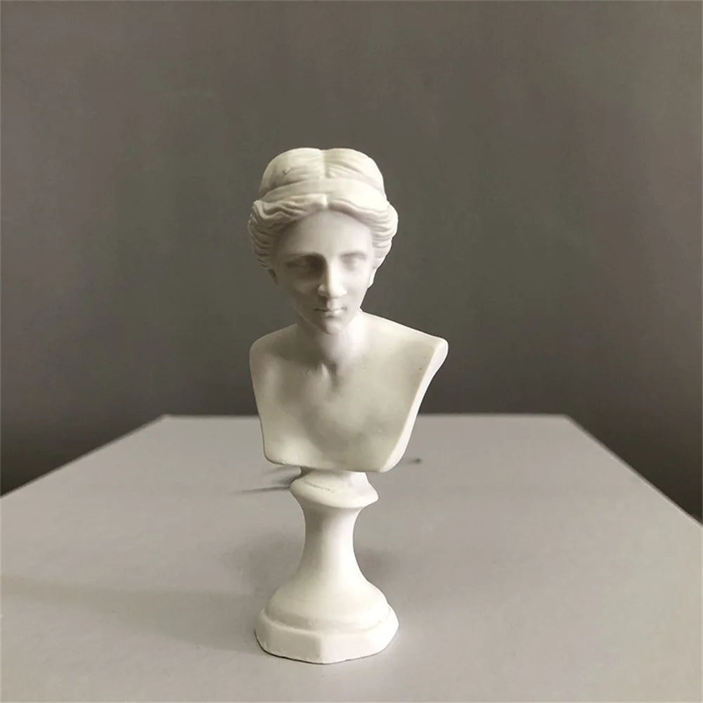 Resin David Mini Head Art Sculpture