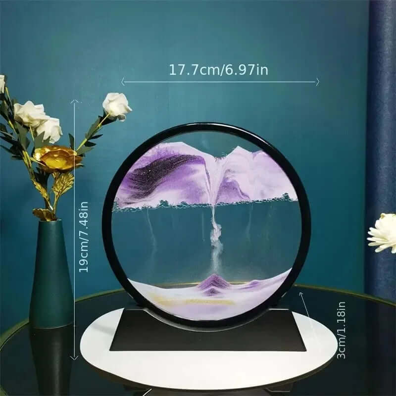 3D Hourglass Quicksand Art Picture