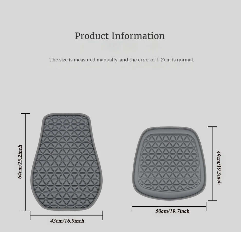 3D Suspended Car Seat Cushion with Embossed Pattern