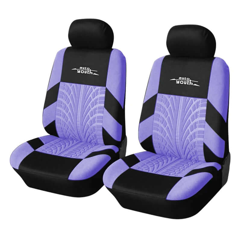 AUTOYOUTH Embroidery Car Seat Covers Set - Universal Fit