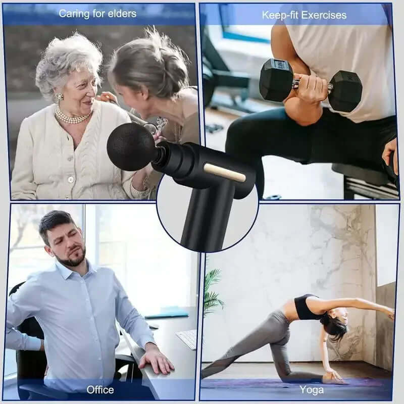 USB Mini Massage Gun – Portable Fascia Machine for Muscle Relaxation