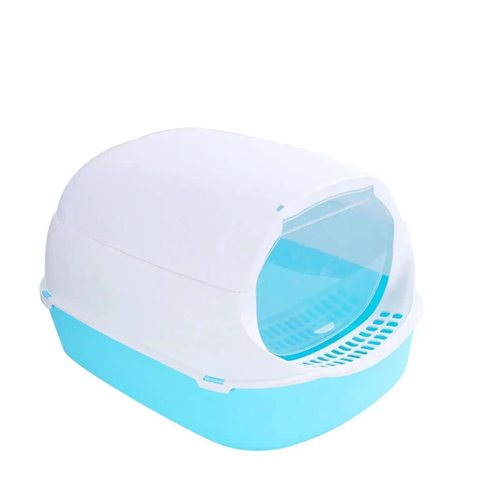 Semi-Enclosed Splashproof Cat Litter Tray