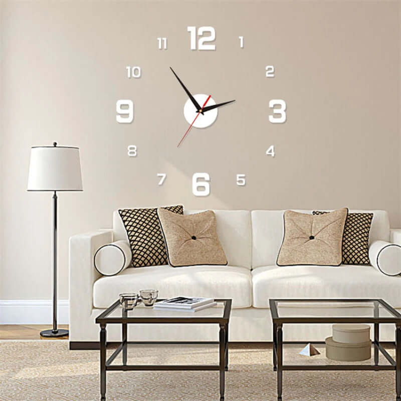 3D Luminous Frameless Acrylic DIY Wall Clock