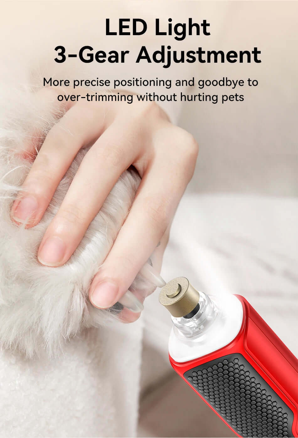 Rechargeable Dog & Cat Claw Grooming Tool