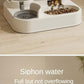 Automatic Feeder & Water Fountain Set with Raised Stand