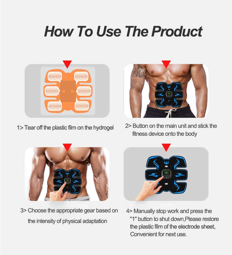 USB Rechargeable EMS Muscle Stimulator