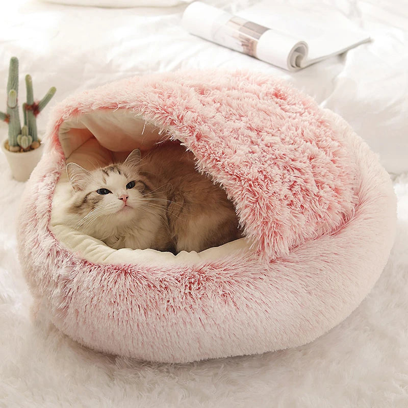 Warm Plush Cat & Dog Sleeping Nest