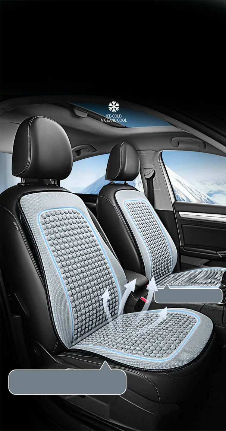 Car Seat Cushion - Ice Cooling, Ventilated,