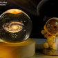 3D Crystal Galaxy Planet Glass Globe