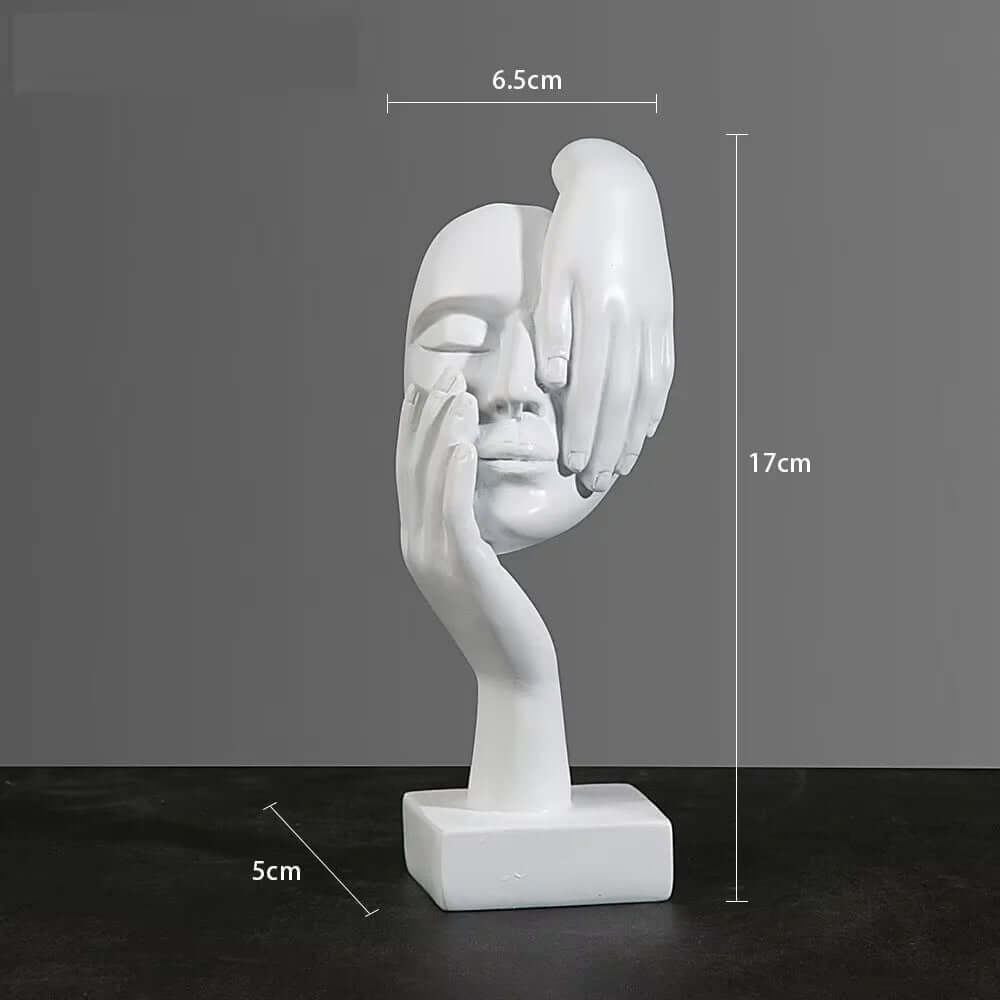 Resin Abstract Mask Statues - European Miniature Figurines