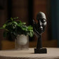 Resin Abstract Mask Statues - European Miniature Figurines