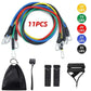 11pcs TPE Resistance Band Set - Complete Fitness & Training Kit