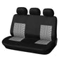 AUTOYOUTH Embroidery Car Seat Covers Set - Universal Fit