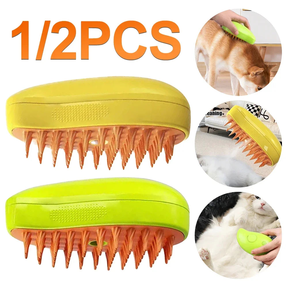 3-in-1 Electric Pet Grooming Brush