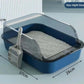 Semi-Enclosed Splashproof Cat Litter Tray