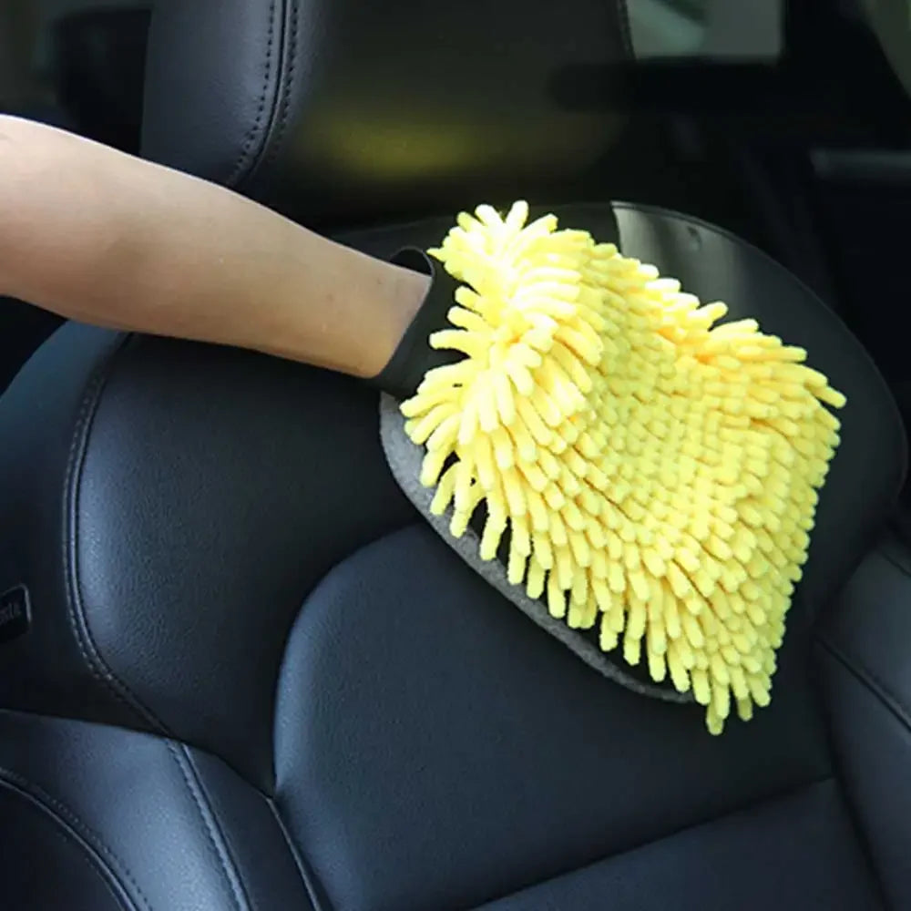 Soft Coral Wash Mitt for Car Cleaning