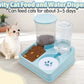 2-in-1 Automatic Cat Feeder & Water Dispenser Set