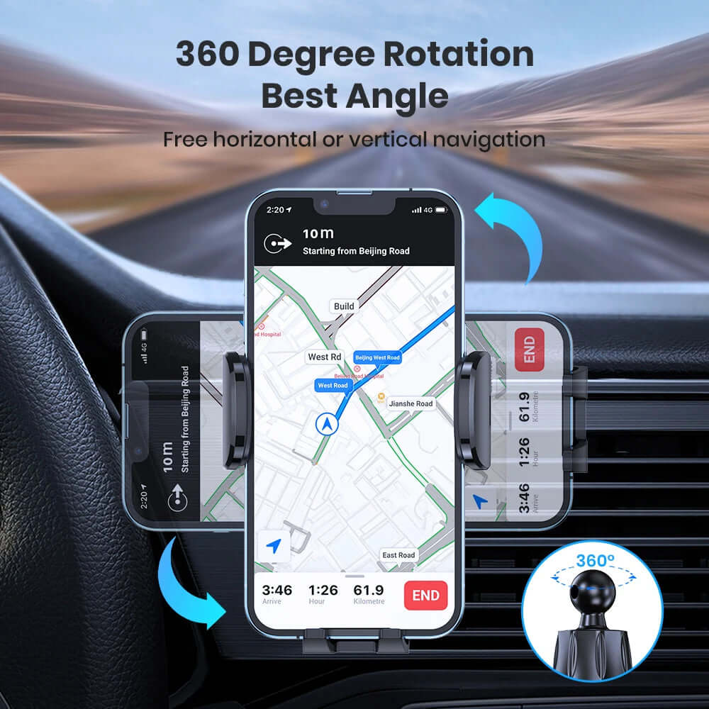 Gravity Auto Phone Holder for All Phones