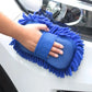 Blue Microfiber Chenille Car Wash Sponge