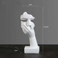 Resin Abstract Mask Statues - European Miniature Figurines