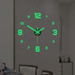 3D Luminous Frameless Acrylic DIY Wall Clock