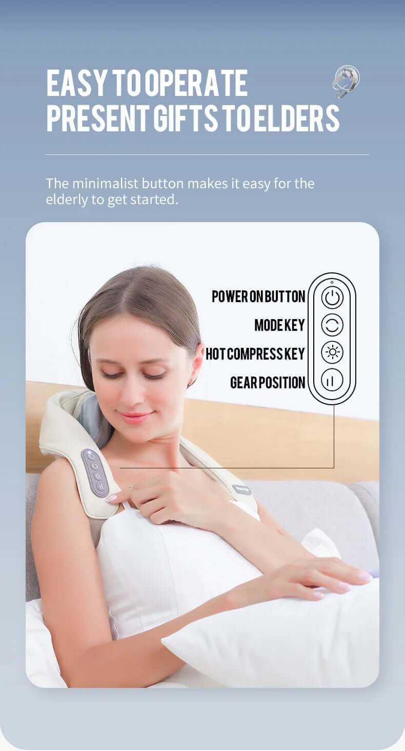 : Foreverlily Wireless Neck and Back Massager