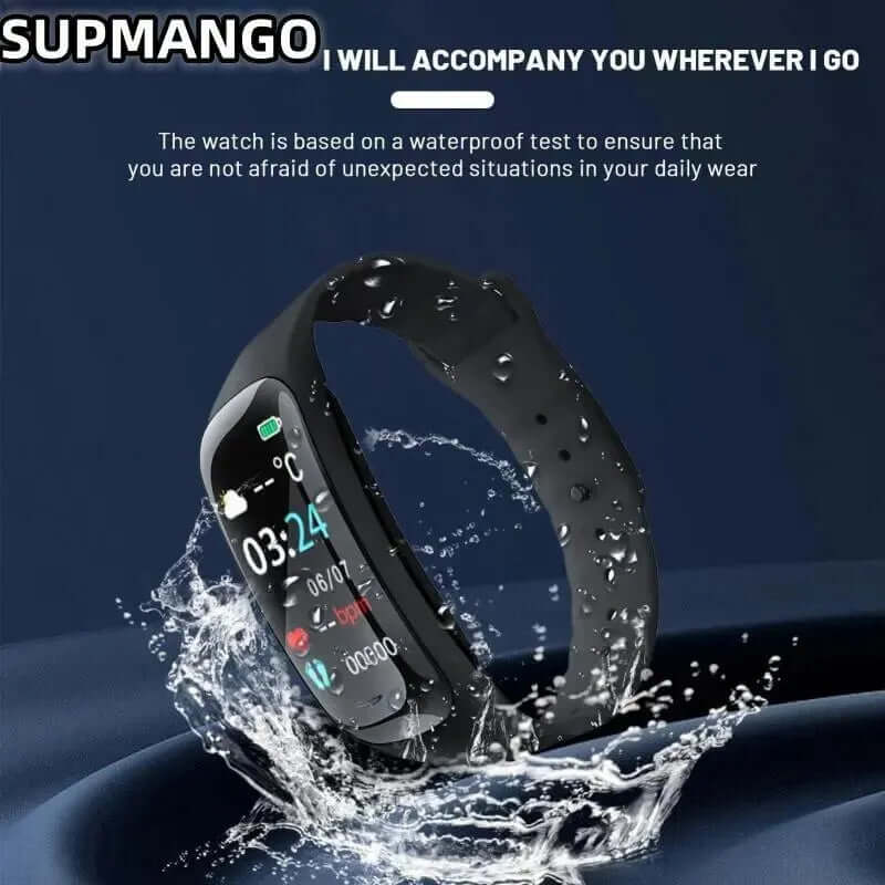 : C1 Smart Watch - Waterproof Fitness Tracker for Android & iOS