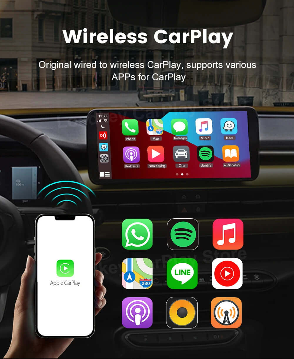 5.0 Wireless 3-in-1 CarPlay & Android Auto Adapter