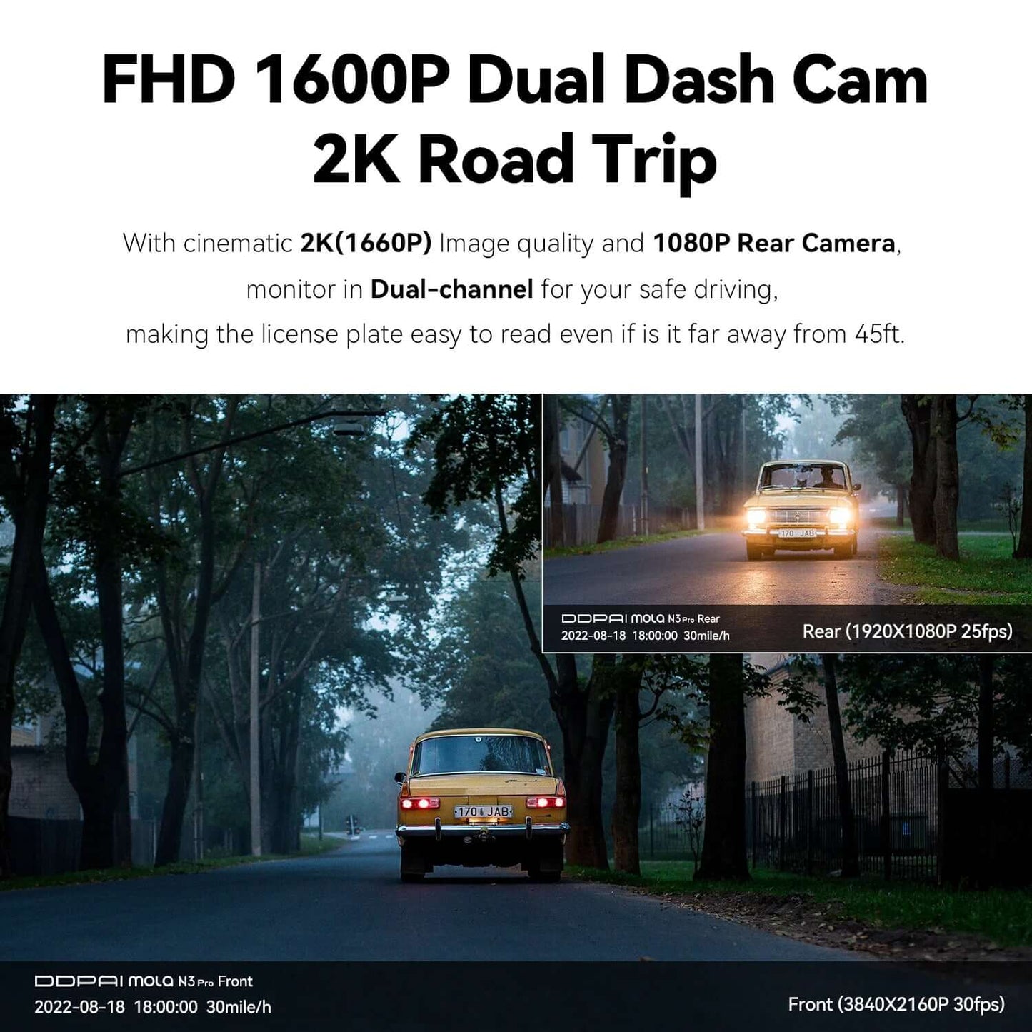 DDPAI Mola N3 Pro Dash Camera