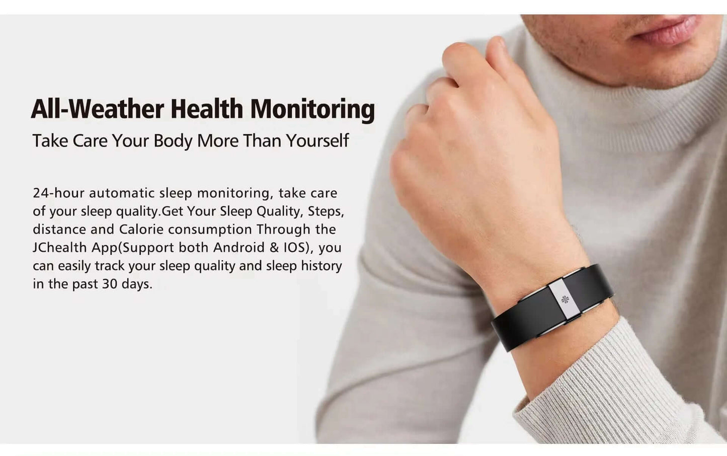 2208A Smart Bracelet - Heart Rate & Blood Pressure Fitness Tracker