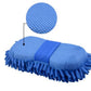 Blue Microfiber Chenille Car Wash Sponge