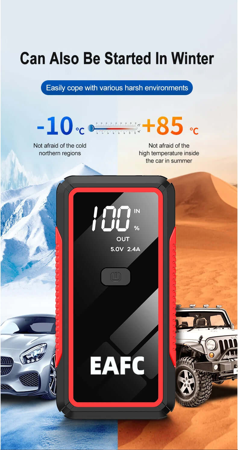 12V Car Battery Jump Starter Power Bank