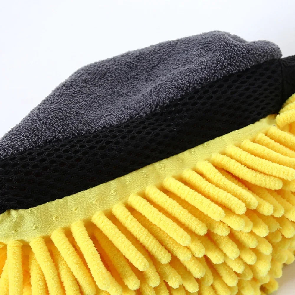 Soft Coral Wash Mitt for Car Cleaning