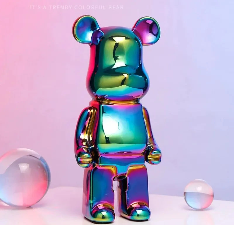 Aesthetic Ceramic Bear Figurine