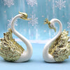 2-Piece Swan Figurine Set