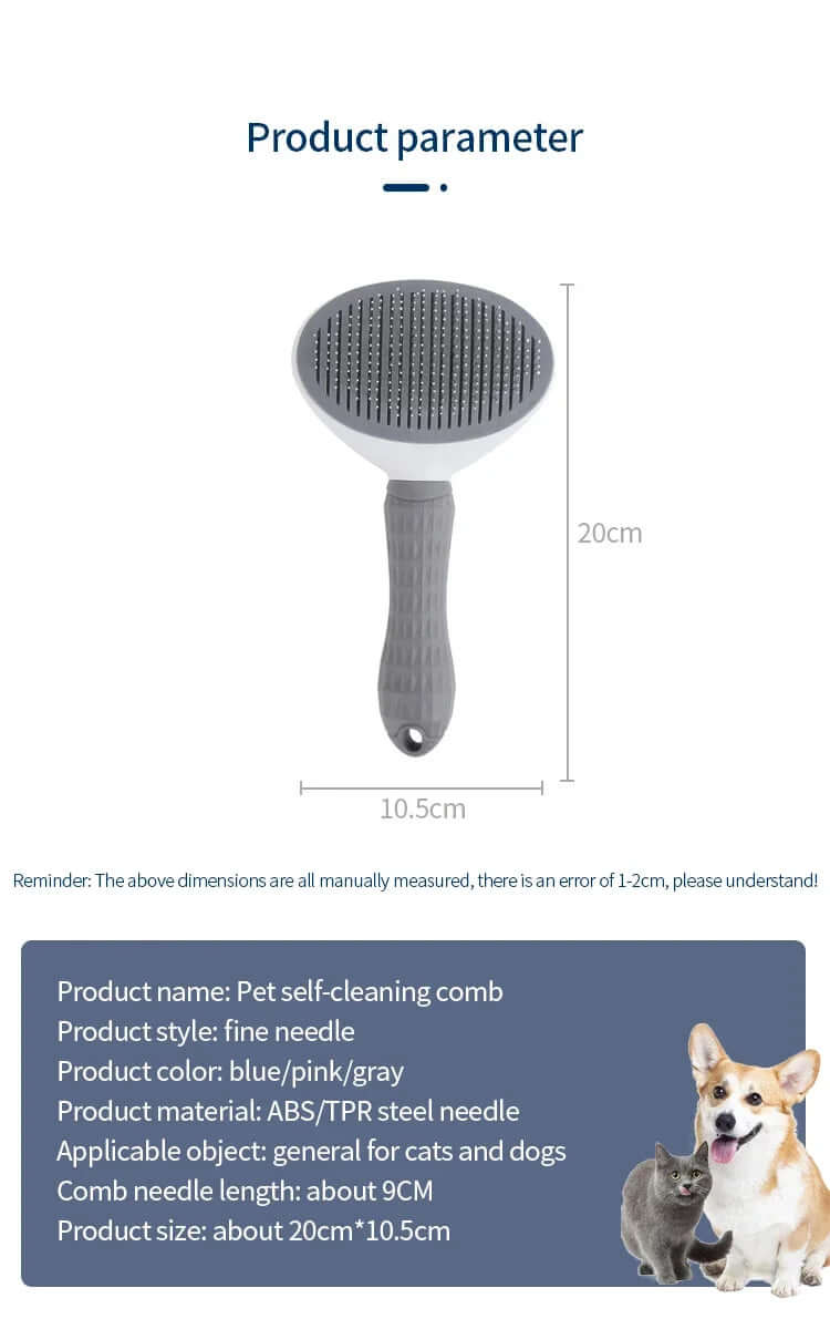 Pet Cat Hair Brush & Dog Comb