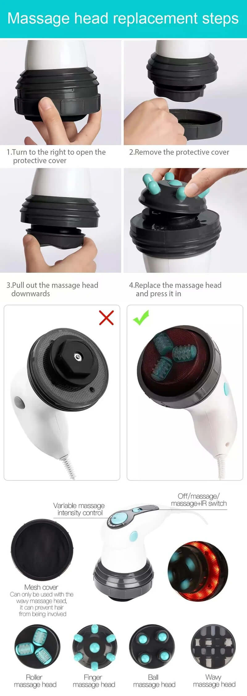 Portable Electric Body Massager