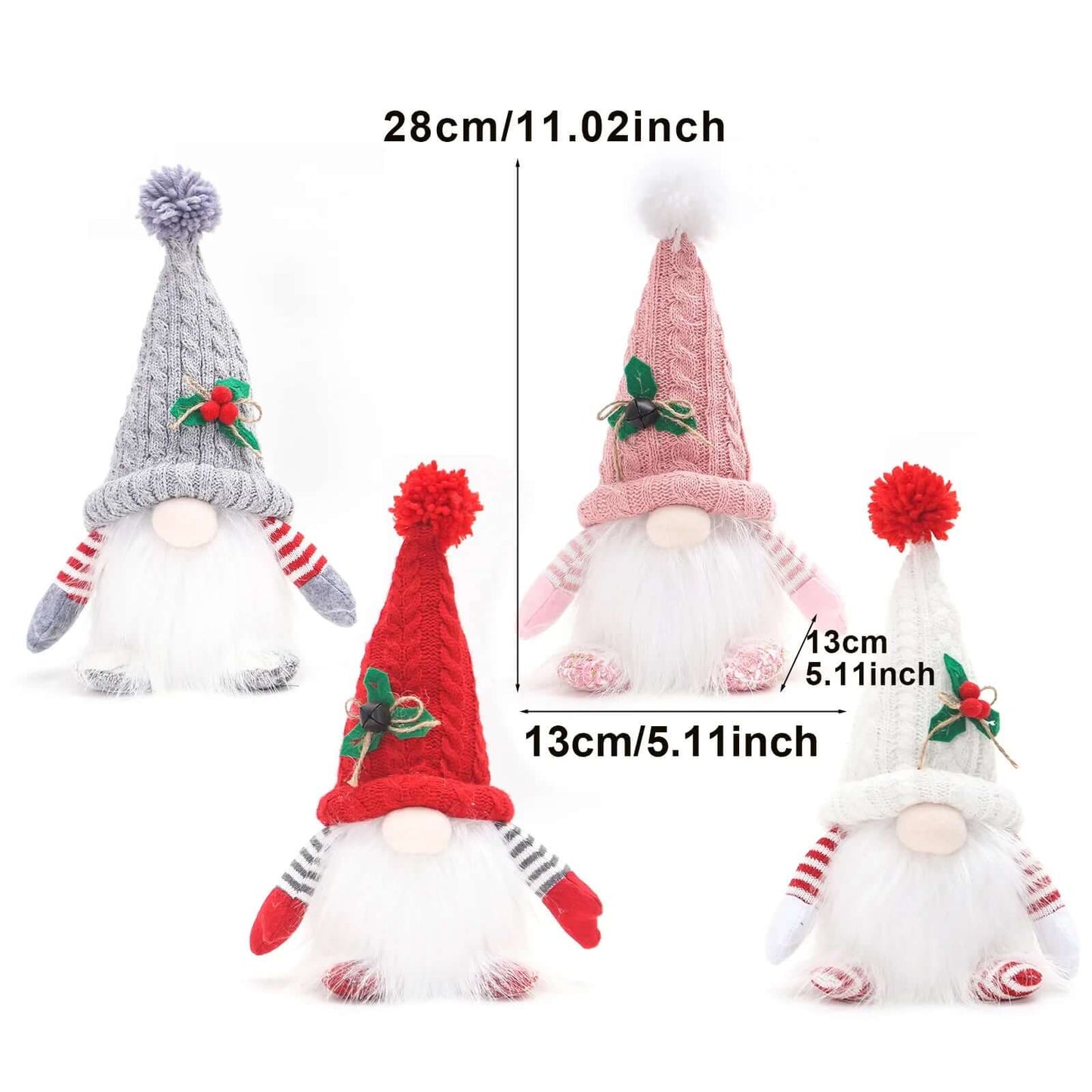 1~4pcs 2024 Christmas Doll Elf -