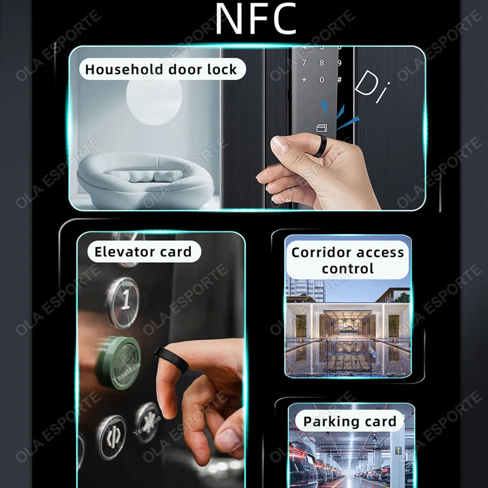 Smart NFC Health Tracking Ring