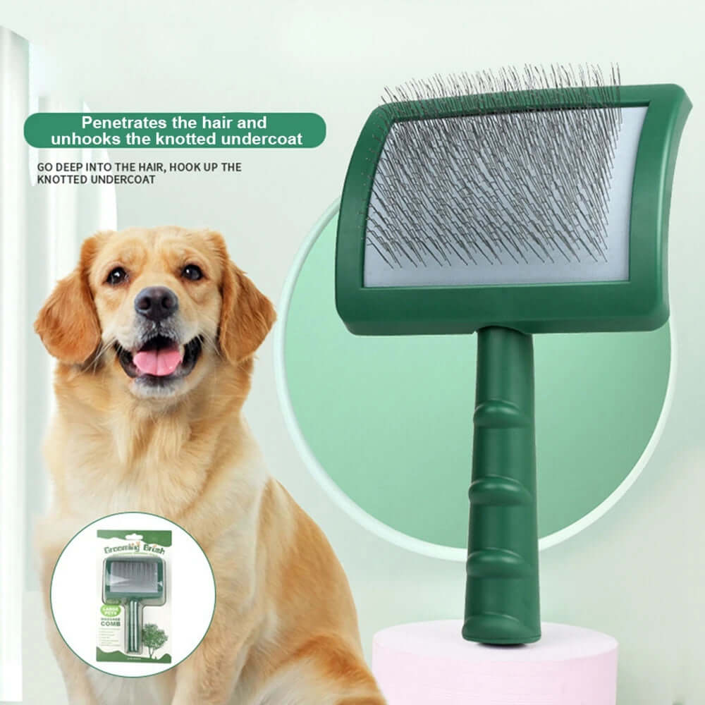 New Extra Long Pin Slicker Brush for Large Dogs