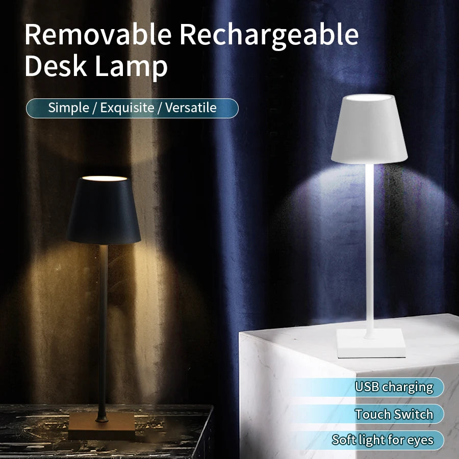 Rechargeable LED Touch Table Lamp