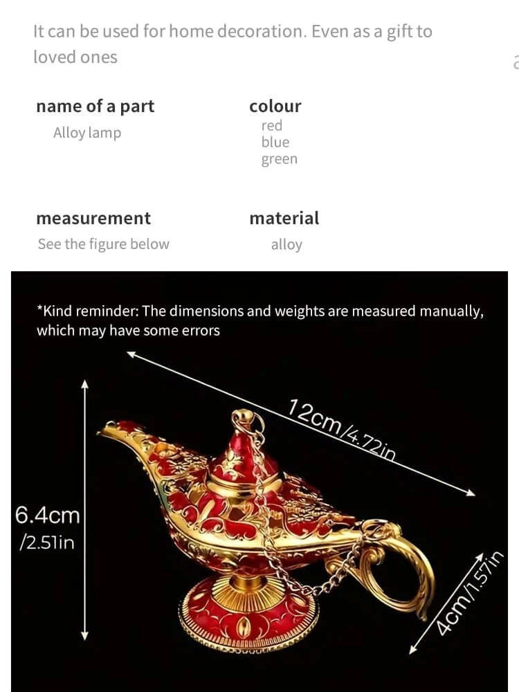 Aladdin Lamp Desktop Ornamentality Gift