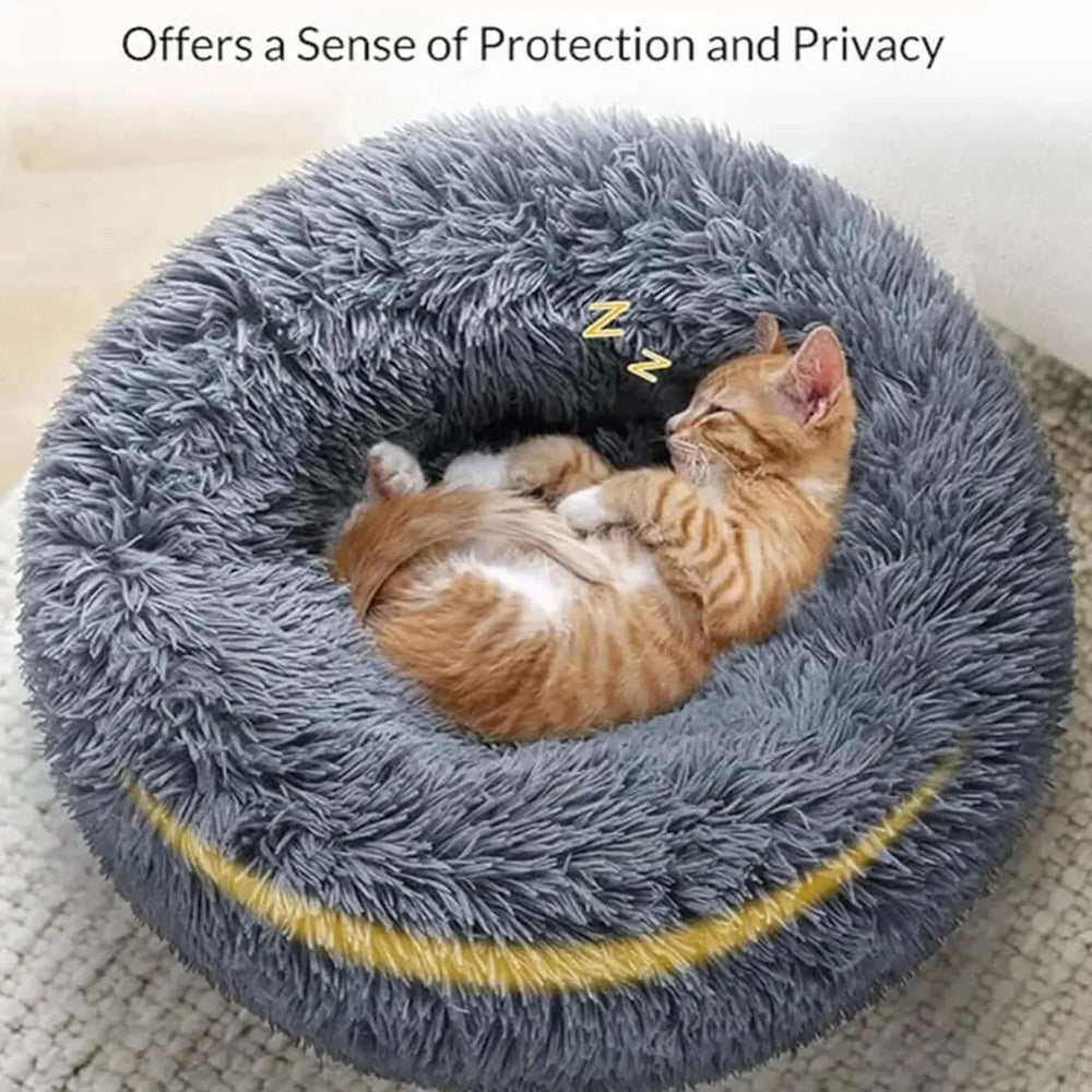 Round pet bed