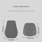 3D Suspended Car Seat Cushion with Embossed Pattern