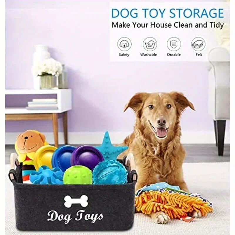 Felt pet Organizing Toy Box